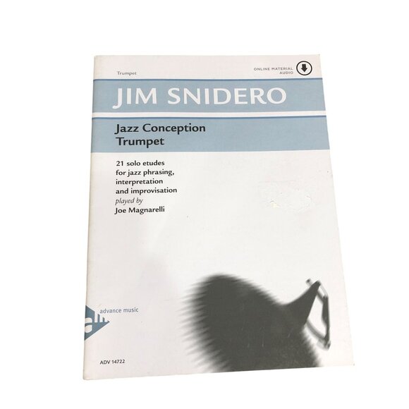 Jim Snidero "Jazz Conception Trumpet" Book Sheet Music - Picture 1 of 8